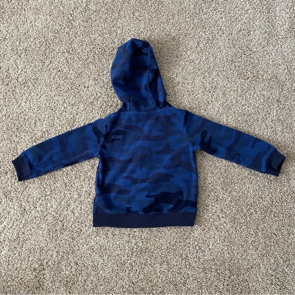 Carters toddler baby boy blue camo zip up jacket sweater size 24 months - Picture 7 of 7